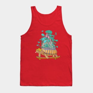 Turtle’s moving castle animal shirt graphic tee Tank Top